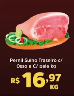 Pernil Suíno Traseiro c/ Osso e C/ pele