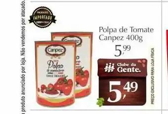 Polpa De Tomate Canpez 400g