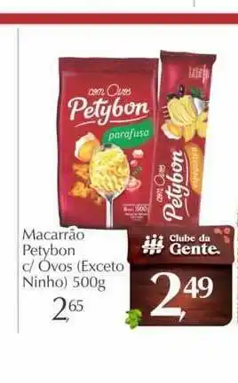 Macarrão Petybon C- Obos (exceto Ninho) 500g
