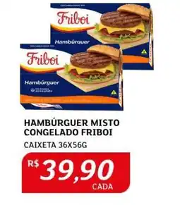 Assaí Atacadista Hambúrguer Misto Congelado Friboi oferta