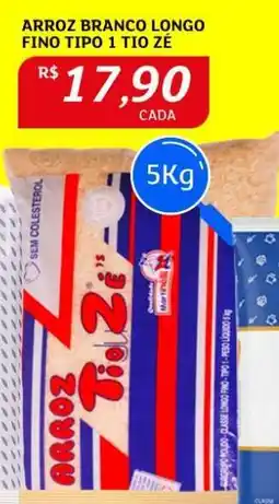 Assaí Atacadista Arroz Branco Longo Fino Tipo 1 Tio Zé oferta