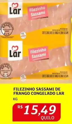 Assaí Atacadista Filezinho Sassami de Frango Congelado Lar oferta
