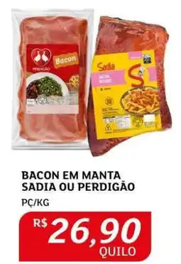 Assaí Atacadista Bacon em Manta Sadia ou Perdigão oferta