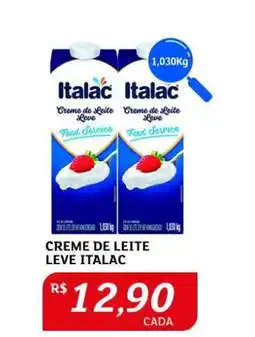 Assaí Atacadista Creme de Leite Leve Italac oferta