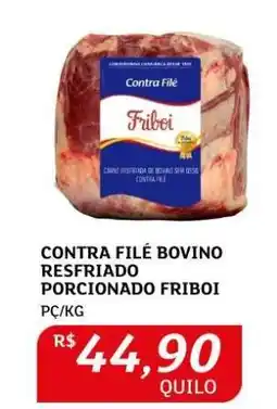 Assaí Atacadista Contra Filé Bovino Resfriado Porcionado Friboi oferta