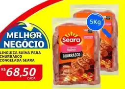 Assaí Atacadista Linguiça Suína para Churrasco Congelada Seara oferta