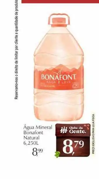 água Mineral Bonafont Natural