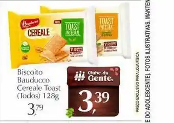 São Roque Supermercados Biscoito Bauducco Cereale Toast oferta