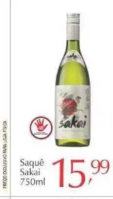 Saquê Sakai 750ml