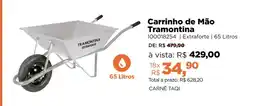 Lojas TaQi Carrinho de Mão Tramontina oferta