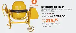 Lojas TaQi Betoneira Horbach oferta