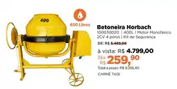 Lojas TaQi Betoneira Horbach oferta