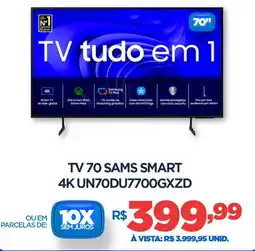 DB Supermercados Tv 70 sams smart 4K UN70DU7700GXZD oferta
