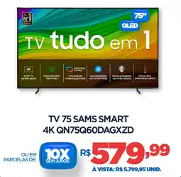 DB Supermercados Tv 75 sams smart  4K QN75Q60DAGXZD oferta
