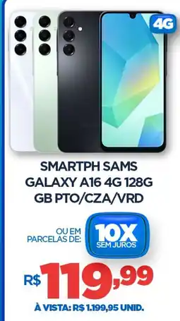 DB Supermercados Smartph sams galaxy a16 4g 128g gb pto/cza/vrd oferta