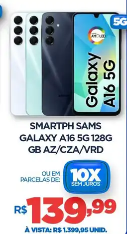 DB Supermercados Smartph sams galaxy a16 5g 128g gb az/cza/vrd oferta