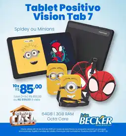 Lojas Becker Tablet Positivo Vision Tab 7 oferta