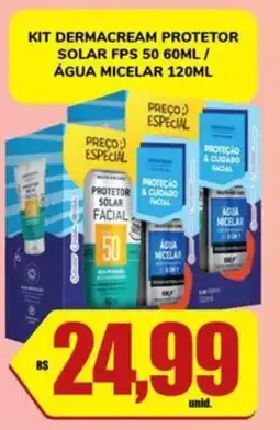 Costa Atacadão Kit dermacream protetor solar fps 50 / água micelar oferta
