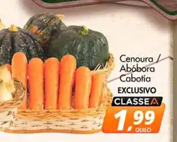 Cenoura Abóbora Cabotía