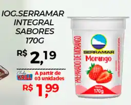 Rede Krill Iog.serramar integral sabores oferta