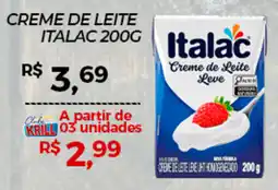 Rede Krill Creme de leite italac oferta