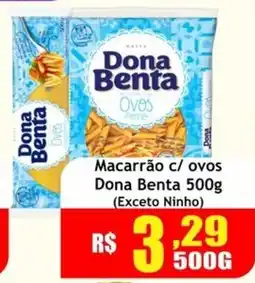 Macarrão c/ ovos Dona Benta