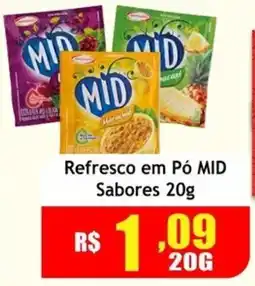Refresco em Pó MID Sabores
