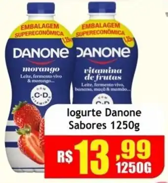 Supermercado Kibe logurte Danone Sabores oferta