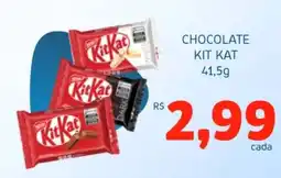 Bergamais Supermercados Chocolate kit kat oferta