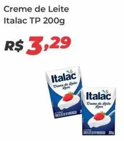 Villarreal Supermercados Creme de Leite Italac TP oferta