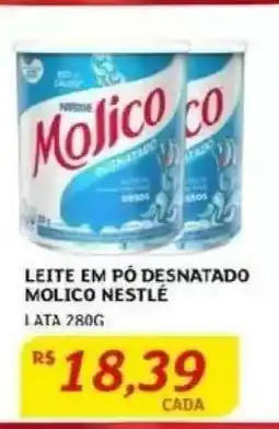 Assaí Atacadista Leite em Pó Desnatado Molico Nestlé oferta