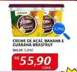Assaí Atacadista Creme de Açaí, Banana e Guaraná Brasfrut oferta