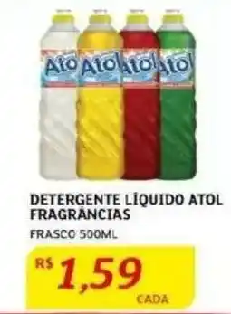 Assaí Atacadista Detergente Líquido Atol Fragrâncias oferta