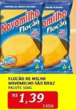 Assaí Atacadista Flocão de Milho Novomilho São Braz oferta