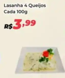 Villarreal Supermercados Lasanha 4 Queijos oferta