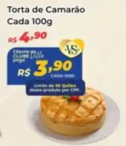 Villarreal Supermercados Torta de Camarão Cada oferta