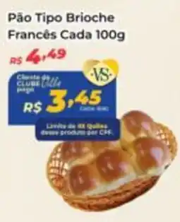 Pão Tipo Brioche Francês Cada