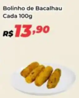 Villarreal Supermercados Bolinho de Bacalhau oferta