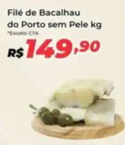Villarreal Supermercados Filé de Bacalhau do Porto sem Pele oferta