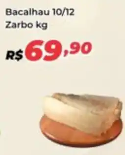 Villarreal Supermercados Bacalhau 10/12 Zarbo oferta