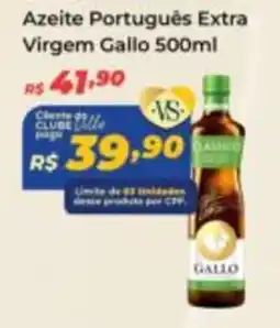 Villarreal Supermercados Azeite Português Extra Virgem Gallo oferta