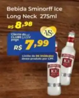 Villarreal Supermercados Bebida Sminorff Ice Long Neck oferta