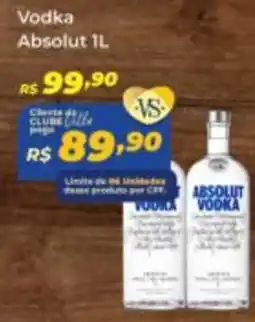 Villarreal Supermercados Vodka Absolut oferta