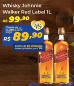 Villarreal Supermercados Whisky Johnnie Walker Red Label oferta