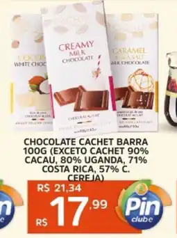 Pinheiro Supermercado Chocolate cachet barra oferta