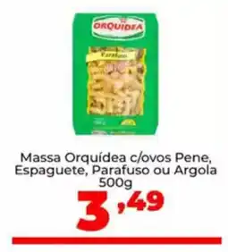 Super Nicolini Massa Orquídea c/ovos Pene, Espaguete, Parafuso ou Argola oferta