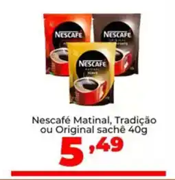 Super Nicolini Nescafé Matinal, Tradição ou Original sachê oferta