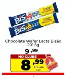 Super Nicolini Chocolate Wafer Lacta Bisão oferta