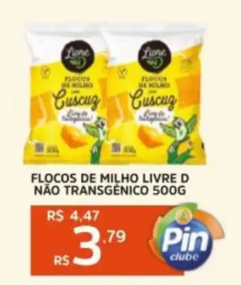 Pinheiro Supermercado Flocos de milho livre d não transgenico oferta
