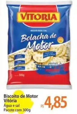Atacadão Biscoito de Motor Vitória Água e sal Pacote oferta